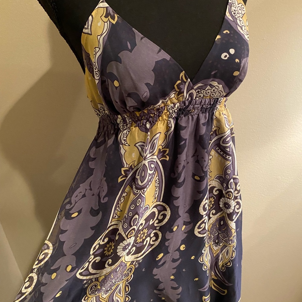 100% silk maxi dress - Picture 12 of 13